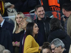 Francesco Totti allo stadio Olimpico di Roma